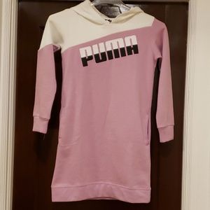 Puma Girls Sweater Dress with Hood